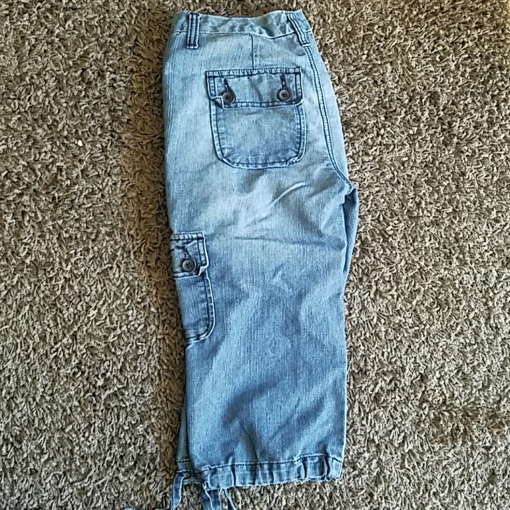 Gillard and Hanson Capri jeans cargo style